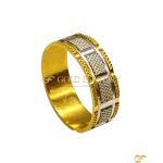 Gold Two Tone Ring 