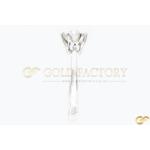 Solitaire Round Diamond Platinum Ring