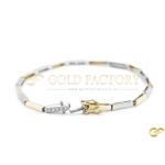 Two-Tone Diamond Bracelet