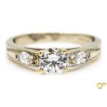 Three-Stone Diamond Ring