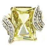 Yellow Sapphire Cocktail Ring