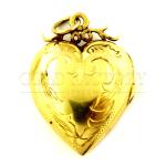Vintage Heart-Shaped Locket Pendant