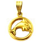 Dolphin Circle Pendant