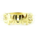 Gold "Mum" Ring
