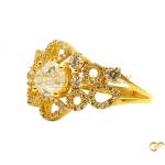 Ornate Diamond Crown Ring