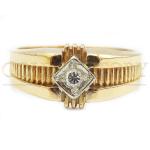 Retro Diamond Gold Ring