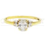 Classic Solitaire Gold Ring