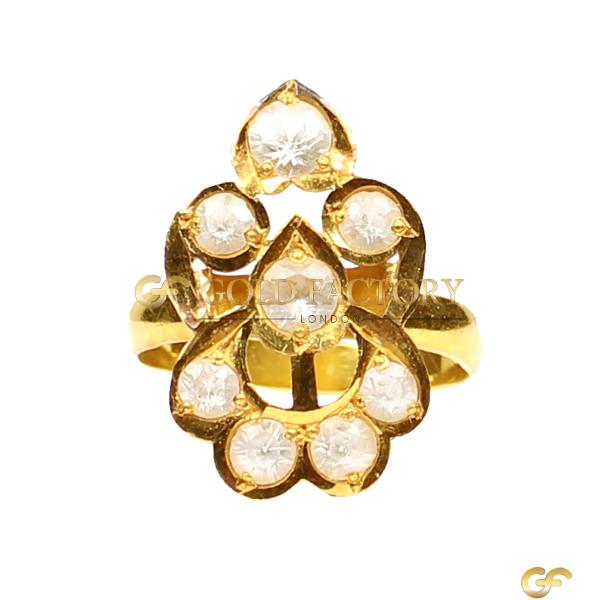  Gold Kundan-Style Ring