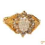  Vintage-Style Cluster Ring