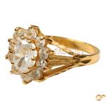  Vintage-Style Cluster Ring