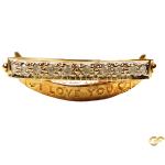  Sentimental CZ-Accented Hinged Ring