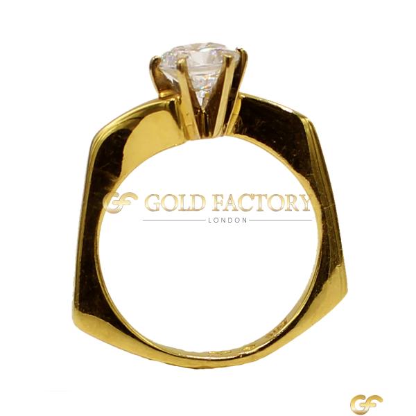 14ct Solitaire Diamond Ring  