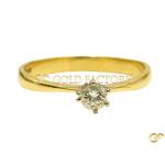 18ct Solitaire Diamond Ring
