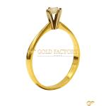 18ct Solitaire Diamond Ring