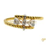  Bow Motif Cz Ring