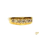 Classic Gold CZ Band