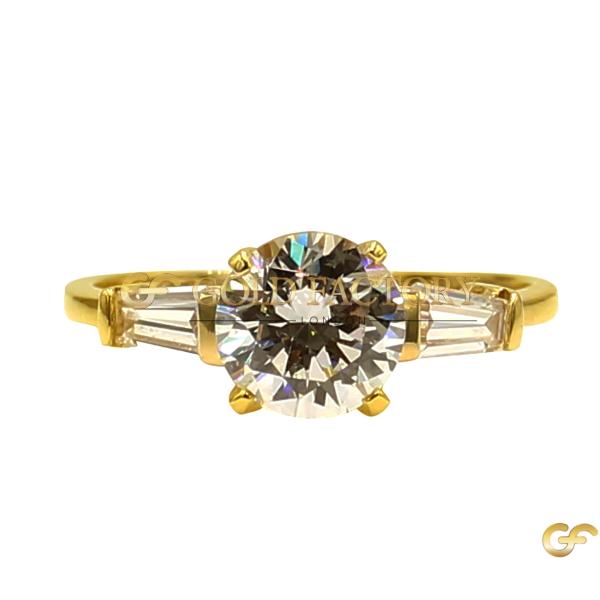 Solitaire Cz Ring