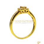 Square Cluster Cz Ring