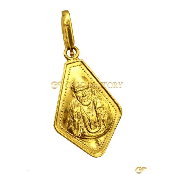  Gold Sai Baba Pendant